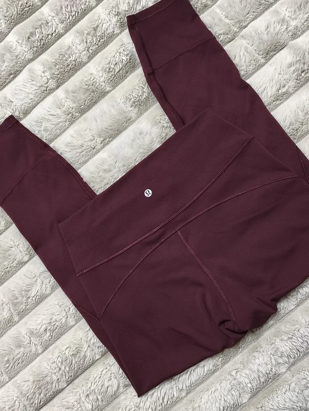 Lululemon In Movement 7/8 Tight - Garnet Women's 10 Yoga Activewear Athletic